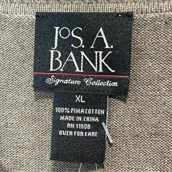 NWT Jos. A. Bank Signature Collection V-Neck Sweater Size XL - Picture 10 of 12